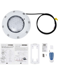 Luz LED sumergible Eapmic 45W RGB IP68 con control remoto 2