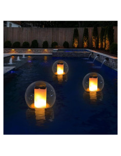 Luz Flotante Solar VISOFO para Piscina IP68 1 Unidad