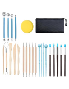 Set de Herramientas de Arcilla Wdmxszdq 25PCS para Escultura