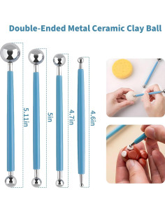 Set de Herramientas de Arcilla Wdmxszdq 25PCS para Escultura 2