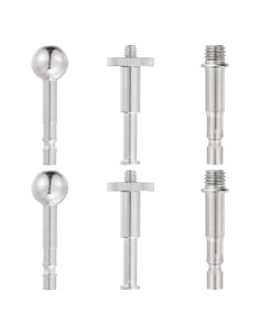 Adaptador de Montaje para Micrófono PATIKIL 17mm Plata