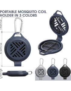 Soporte para Espirales de Mosquitos Colingmill - 3 Pcs Silicona 2