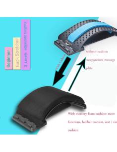 Dispositivo de Estiramiento Lumbar Magic Back Support Azul 2