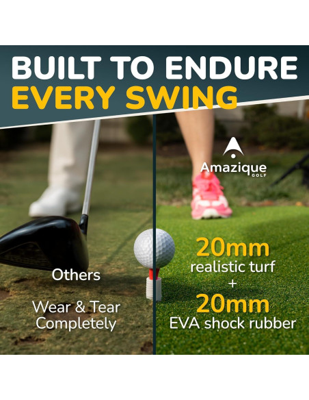 Alfombra de Golf Amazique 1.22x1.50m Antideslizante 40mm