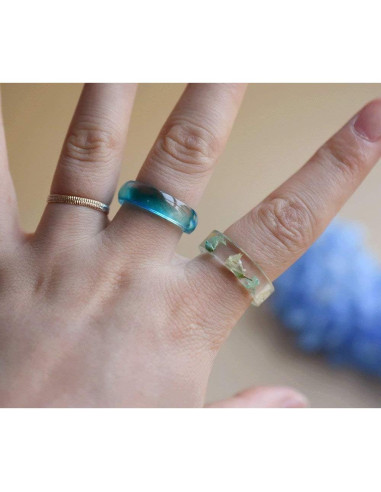 Molde de Silicona para Anillos - 10 Piezas - Fabricación de Joyas