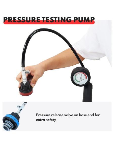 Kit de Prueba y Relleno de Refrigerante BILITOOLS 28 Piezas