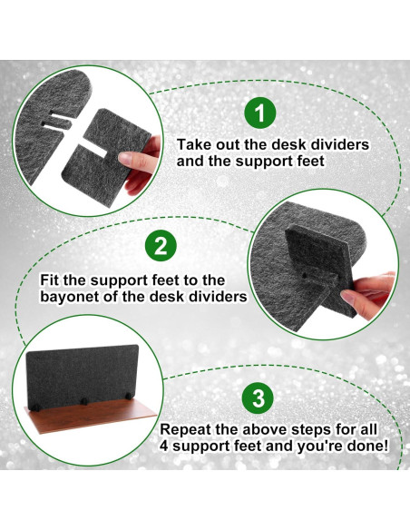 Paquete de 2 Divisores Acústicos DoubleFill 60x120 cm Gris