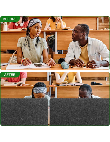 Paquete de 2 Divisores Acústicos DoubleFill 60x120 cm Gris