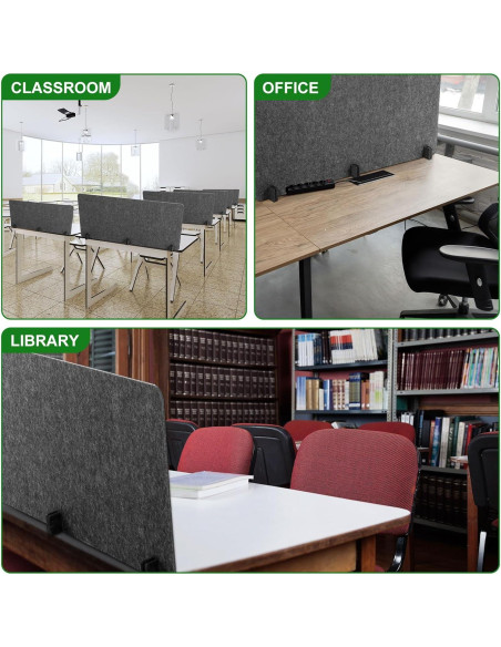 Paquete de 2 Divisores Acústicos DoubleFill 60x120 cm Gris