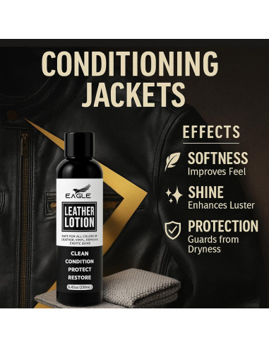 Acondicionador de Cuero Eagle 340g - Revitaliza Chaquetas y Botas