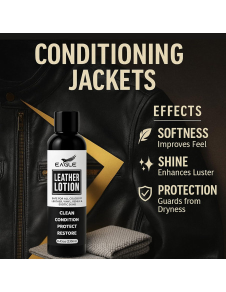 Acondicionador de Cuero Eagle 340g - Revitaliza Chaquetas y Botas