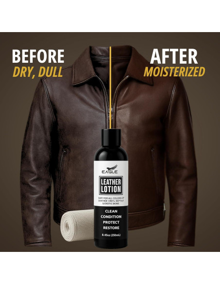 Acondicionador de Cuero Eagle 340g - Revitaliza Chaquetas y Botas