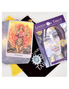 Baraja de Tarot Espiritual Lovely Om con Libro de Guía 208 Páginas