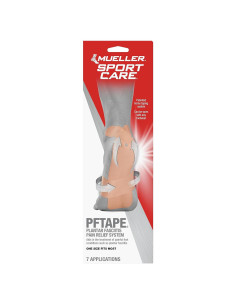 Cinta Deportiva Mueller PFTape para Alivio de Dolor en el Pie