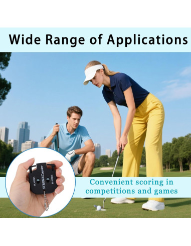 Contadores de Golpes de Golf Goktvai A32454 - 2 Pcs Portátiles