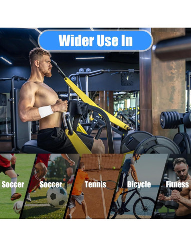 Cinta Atlética para Dedos YBEATY 4 Pcs Blanca 1000x1.5cm