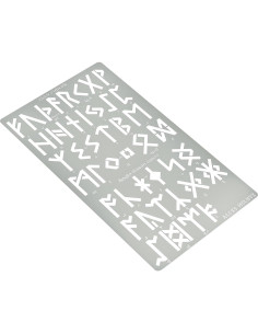 Plantilla de Metal Wicca Aleks Melnyk 20 mm Runas Futhark 2