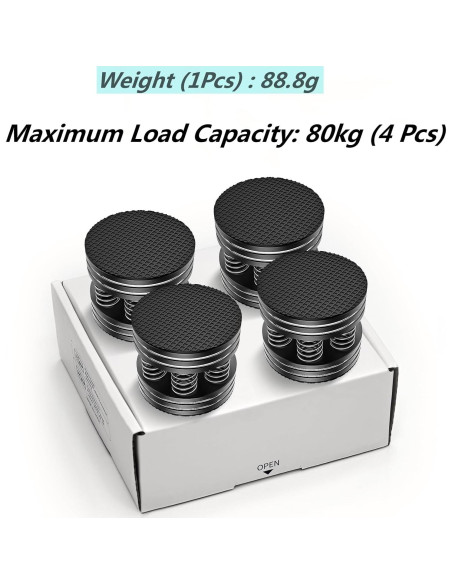 Patas de Aislamiento de Altavoces Tertullus 4PCS Antideslizantes