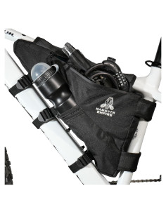 Bolsa de Bicicleta Triangular Resistente al Agua - Negro