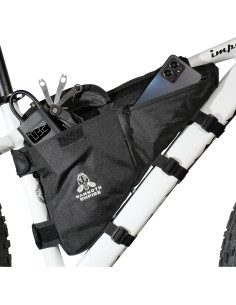 Bolsa de Bicicleta Triangular Resistente al Agua - Negro 2