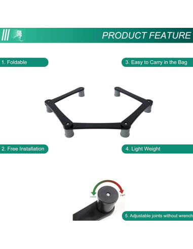 Entrenador de Hockey Fenduoer FIH-Parent - Herramienta Ajustable 5 Secciones