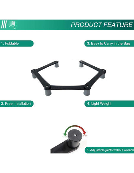 Entrenador de Hockey Fenduoer FIH-Parent - Herramienta Ajustable 5 Secciones
