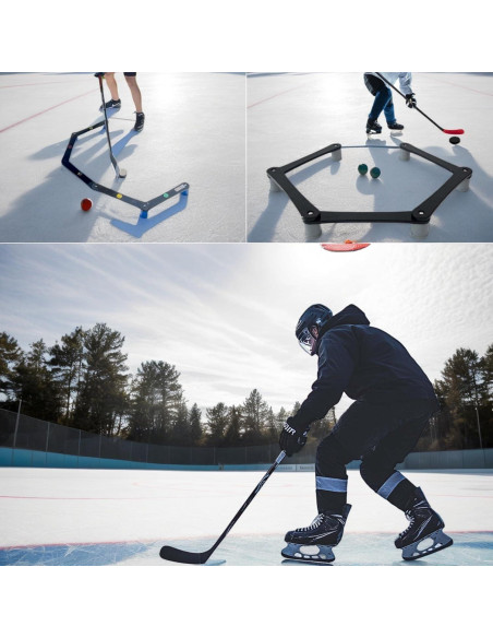 Entrenador de Hockey Fenduoer FIH-Parent - Herramienta Ajustable 5 Secciones