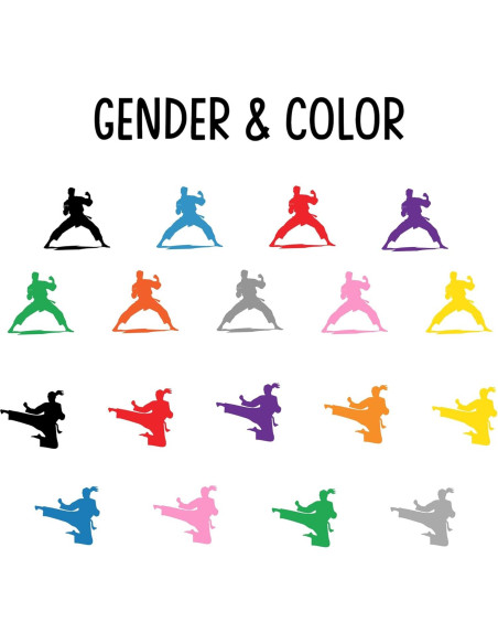 Llave Personalizada de Artes Marciales - Cuero PU 5x5 cm