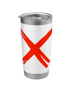 Vaso Térmico Acero Inoxidable 20 Oz Blanco Doble Pared