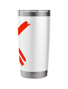 Vaso Térmico Acero Inoxidable 20 Oz Blanco Doble Pared 2