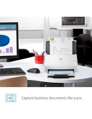 Escáner a Color HP ScanJet Pro 2000 s2 35ppm USB ADF 50 Páginas