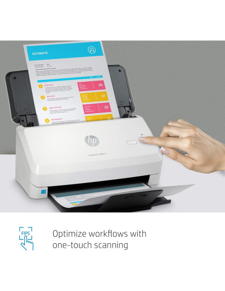 Escáner a Color HP ScanJet Pro 2000 s2 35ppm USB ADF 50 Páginas