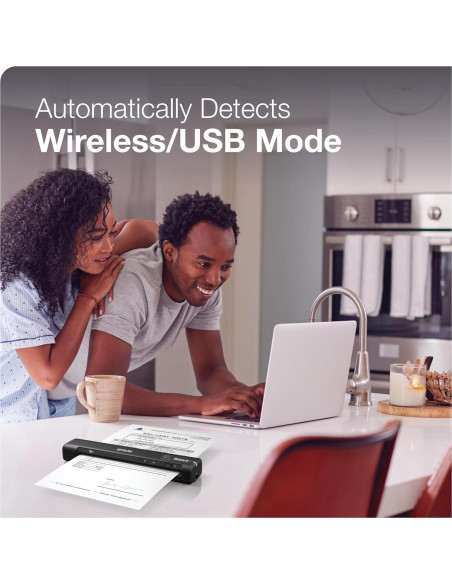 Escáner portátil inalámbrico Epson WorkForce ES-60W 27.2x4.6cm