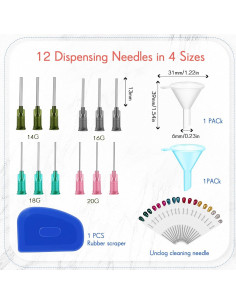 Juego de Herramientas de Cerámica Dandat 3oz con Agujas 2