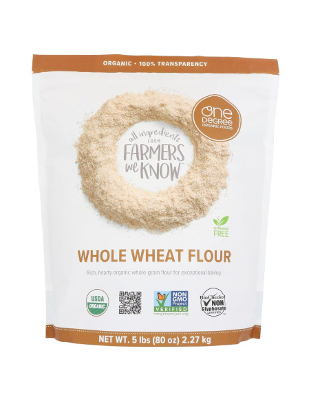 Harina Integral Orgánica One Degree 2267g