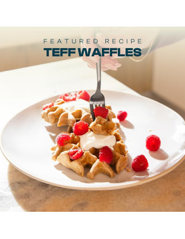 Harina de Teff Marrón Orgánica Maskal 396g Sin Gluten