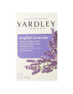 Barra Hidratante Lavanda Inglesa Yardley London 120 g - Paquete de 8