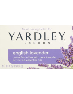 Barra Hidratante Lavanda Inglesa Yardley London 120 g - Paquete de 8 2