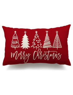 Funda de Almohada Decorativa DFXSZ 50.8x30.5 cm Navidad