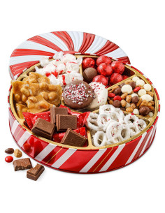 Cesta de Regalo de Navidad Bonnie y Pop - Surtido de Chocolates y Golosinas 1.07 kg