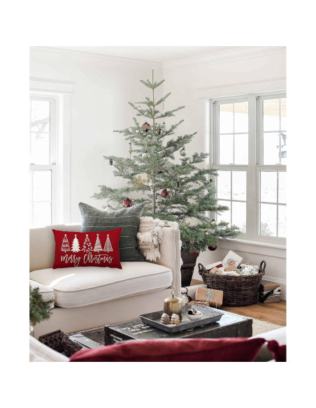 Funda de Almohada Decorativa DFXSZ 50.8x30.5 cm Navidad