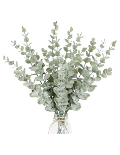 18 Piezas de Eucalipto Artificial Tiyard 35.88 cm Verde Decoración