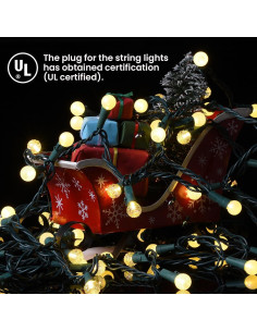 Luces de Cuerda Globo 70 LED Lycklig 5.79m Blanco Cálido 2