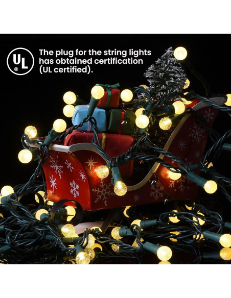 Luces de Cuerda Globo 70 LED Lycklig 5.79m Blanco Cálido