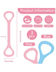 Banda de Resistencia Figura 8 Yitexin para Estiramiento 47x7.5cm 2