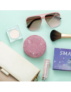 Estuche de Retención Rosa Veseek para Dentadura y Alineadores 2