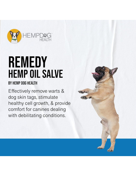 Paquete de Bienestar Dual para Perros - Removedor de Verrugas y Bálsamo de Cáñamo