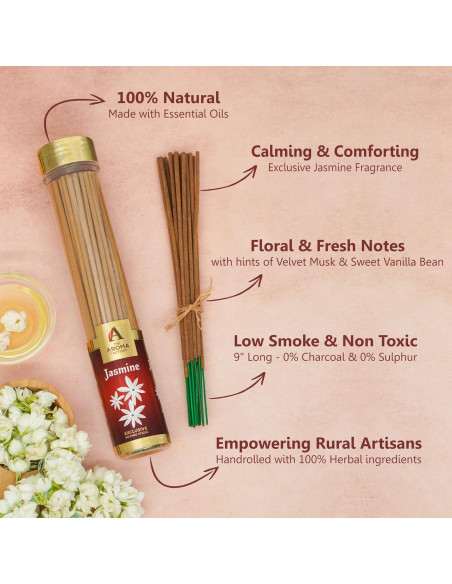 Incienso de Jazmín La Fábrica de Aromas 100g 100% Herbal