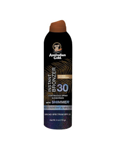 Spray Solar Australian Gold SPF 30 Bronceador Brillo 227 g