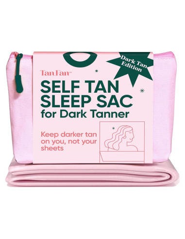Sleep Sac Autobronceador Tan Fan - Seda 100% Oscuro 229.9x119.9cm